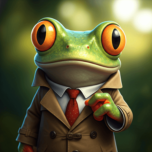 Detective Hopper, the frog detective